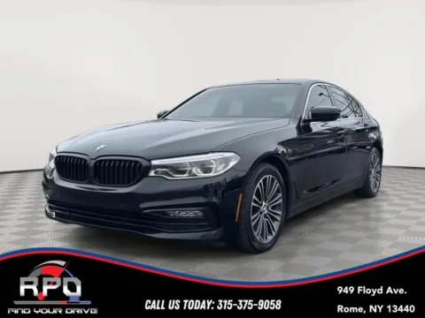 Black 2017 BMW 5 Series 540i xDrive for sale in Rome, NY