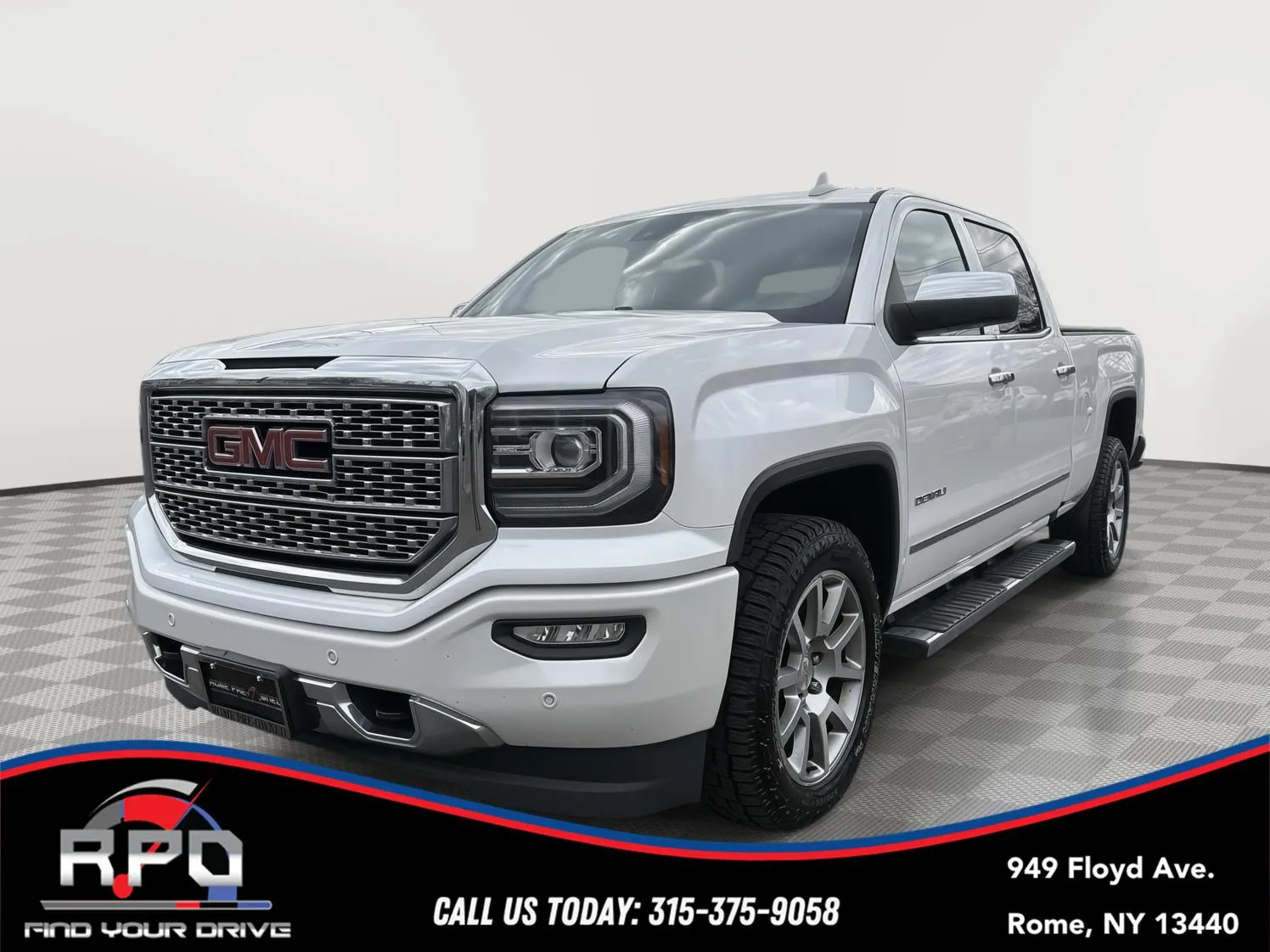 White 2017 GMC Sierra 1500 Denali for sale in Rome, NY
