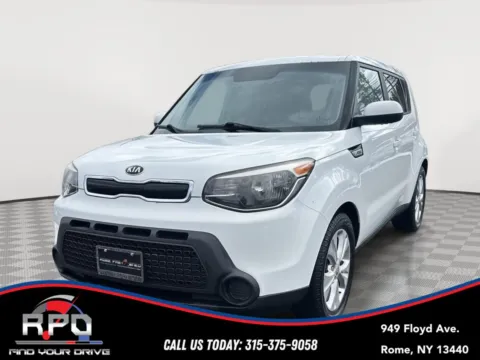 White 2015 Kia Soul + for sale in Rome, NY