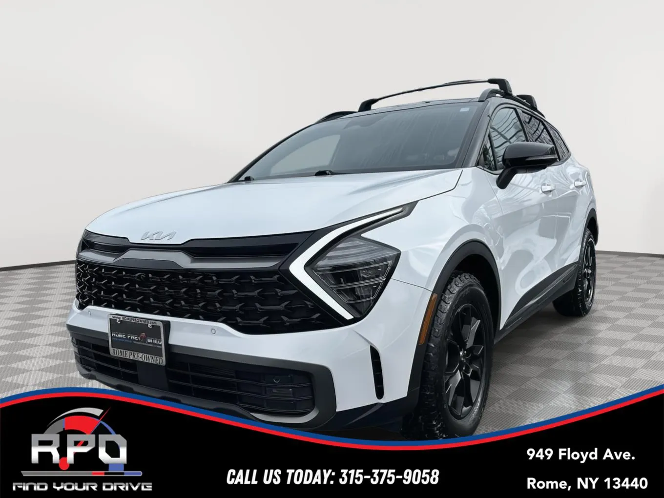 White 2024 Kia Sportage X-Pro Prestige for sale in Rome, NY