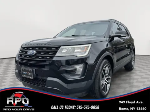 Black 2016 Ford Explorer Sport for sale in Rome, NY