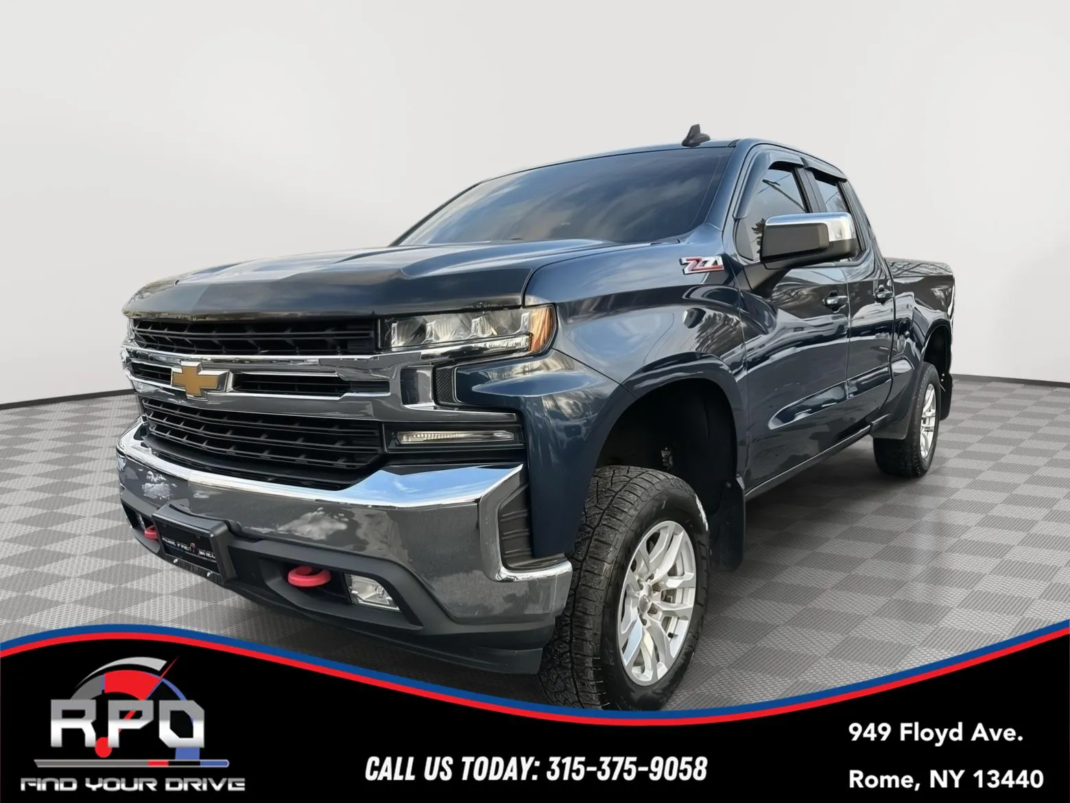 Blue 2020 Chevrolet Silverado 1500 LT for sale in Rome, NY