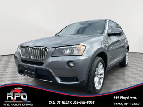 Gray 2014 BMW X3 xDrive28i for sale in Rome, NY