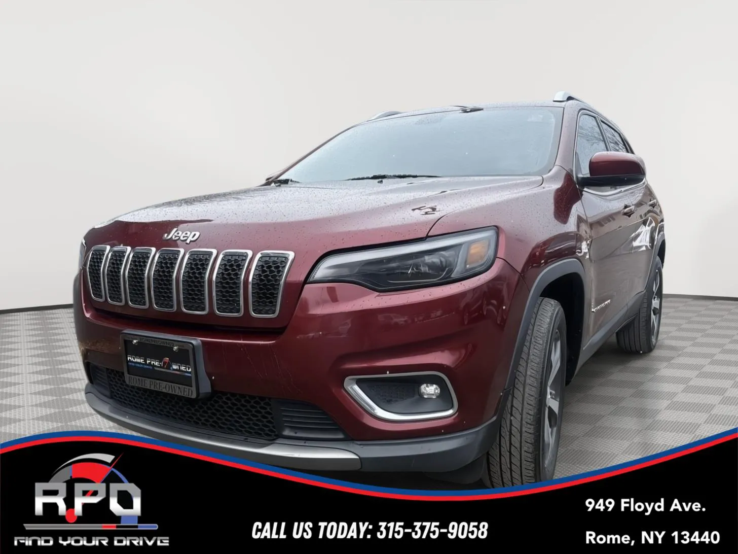 Red 2019 Jeep Cherokee Limited for sale in Rome, NY