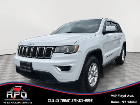 White 2018 Jeep Grand Cherokee Laredo for sale in Rome, NY