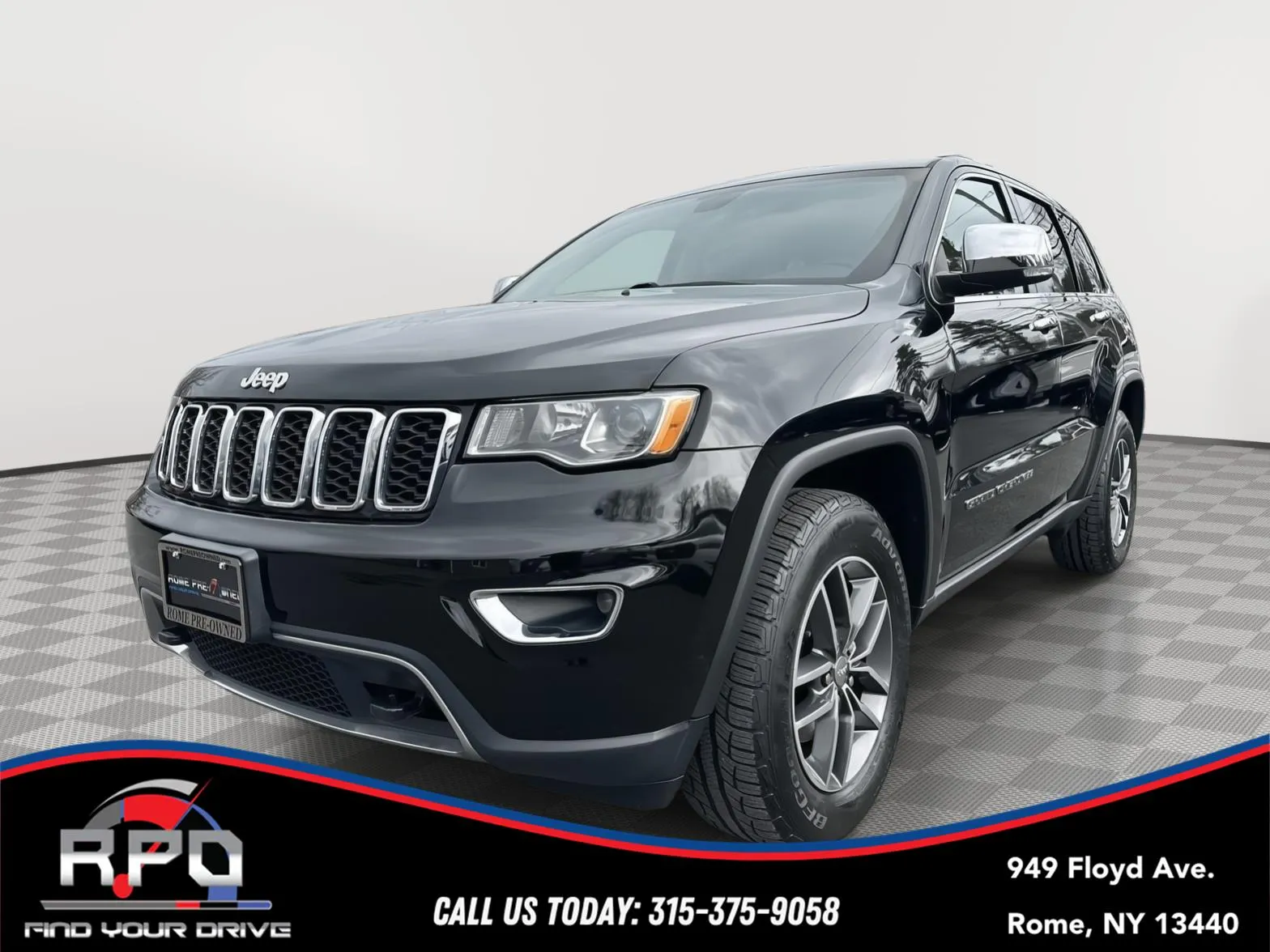 Black 2017 Jeep Grand Cherokee Limited for sale in Rome, NY