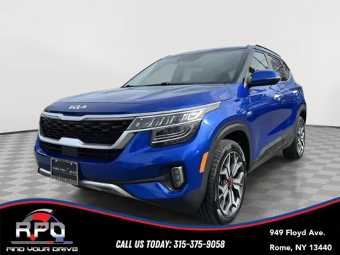 Blue 2022 Kia Seltos SX for sale in Rome, NY