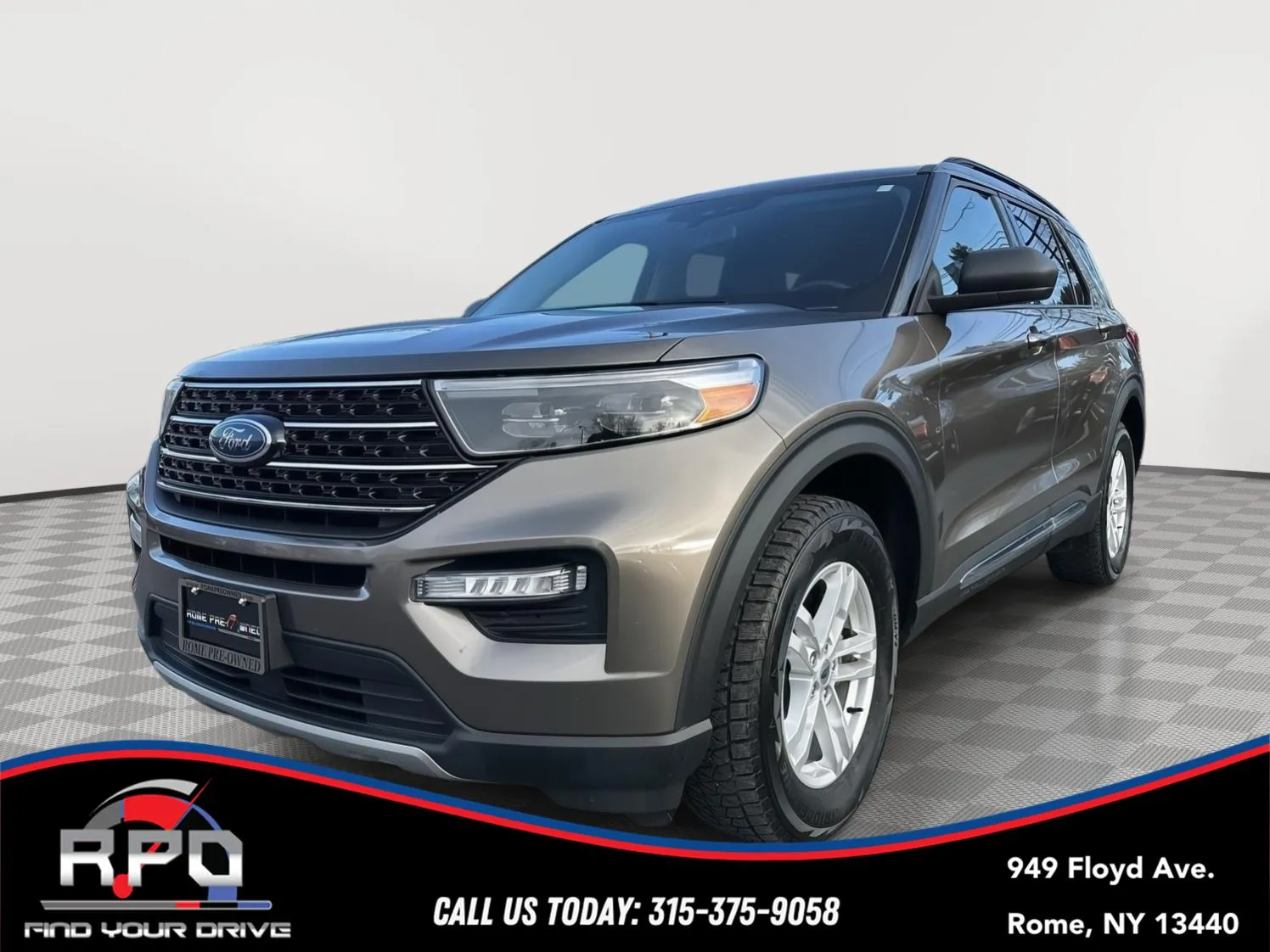 Blue 2021 Ford Explorer XLT for sale in Rome, NY