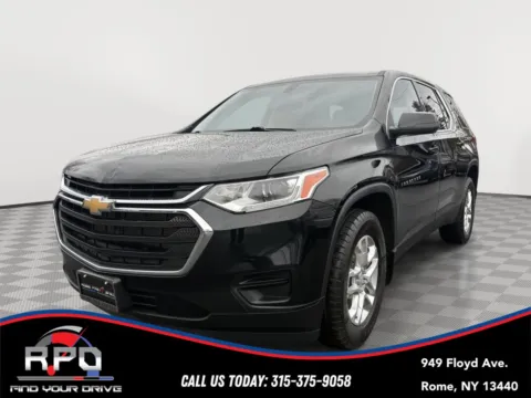 Black 2021 Chevrolet Traverse LS for sale in Rome, NY