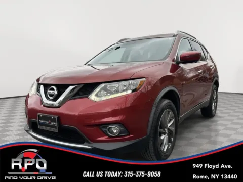 Red 2016 Nissan Rogue SL for sale in Rome, NY