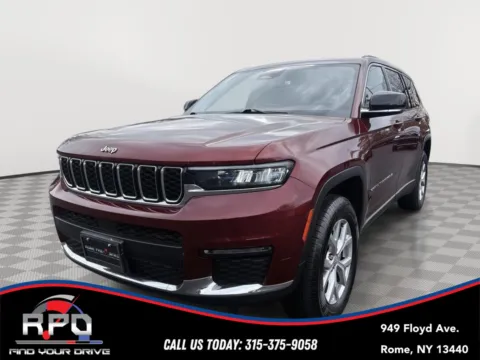 Red 2021 Jeep Grand Cherokee L Limited for sale in Rome, NY