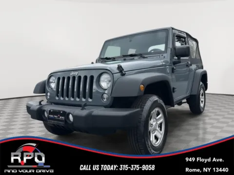 Blue 2015 Jeep Wrangler Sport for sale in Rome, NY
