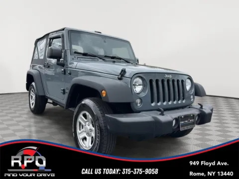 Another view of 2015 Jeep Wrangler Sport for sale in Rome, NY at Rome Preowned Auto Sales