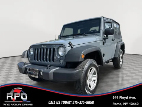 Blue 2015 Jeep Wrangler Sport for sale in Rome, NY