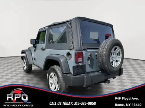 Another view of 2015 Jeep Wrangler Sport for sale in Rome, NY at Rome Preowned Auto Sales