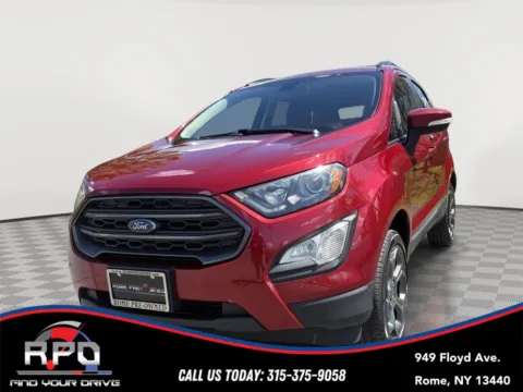Red 2018 Ford EcoSport SES for sale in Rome, NY