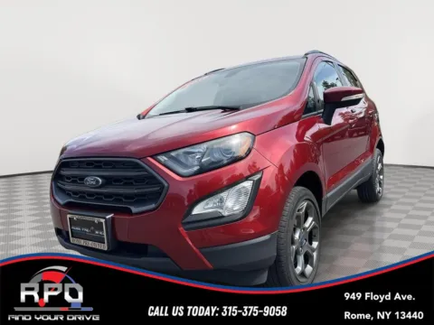 Red 2018 Ford EcoSport SES for sale in Rome, NY