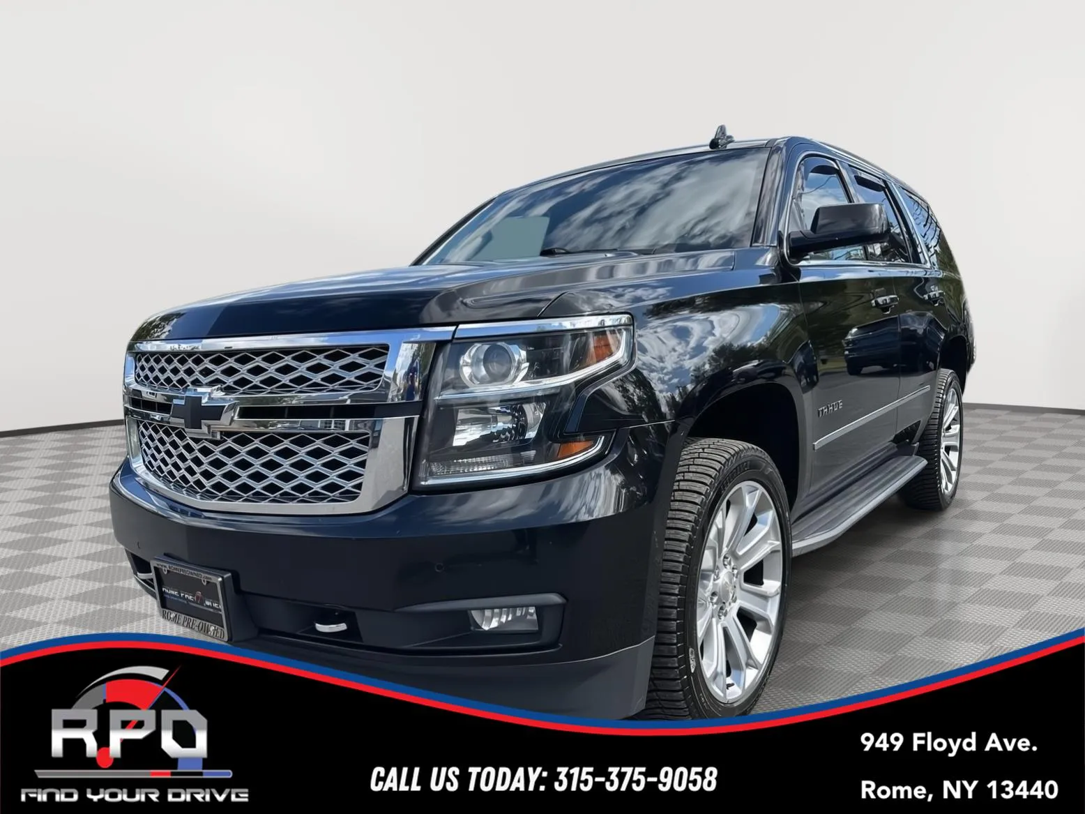 Black 2018 Chevrolet Tahoe LT for sale in Rome, NY