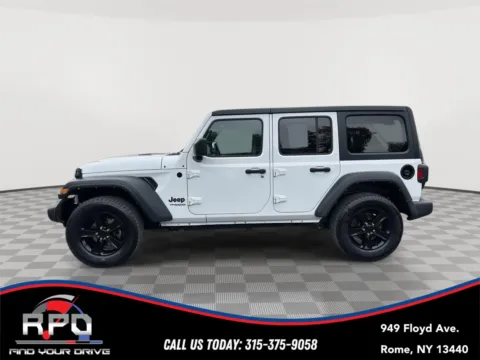 Photos of 2021 Jeep Wrangler Unlimited Sport Altitude for sale in Rome, NY at Rome Preowned Auto Sales