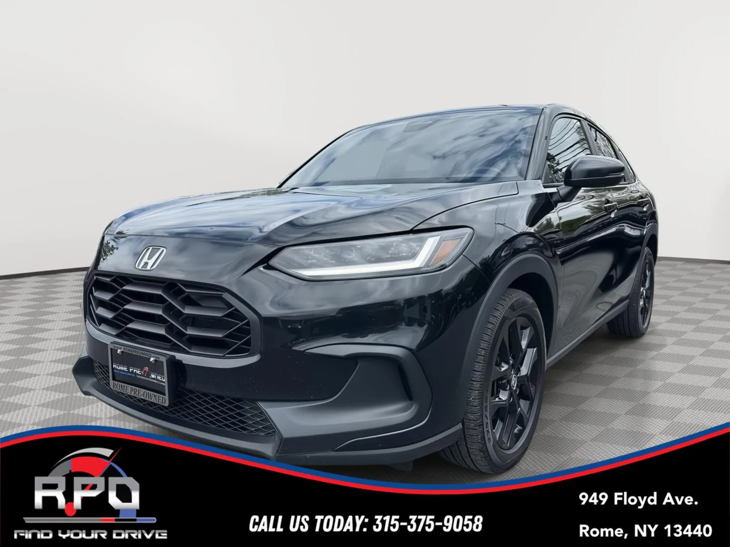 Black 2023 Honda HR-V Sport for sale in Rome, NY