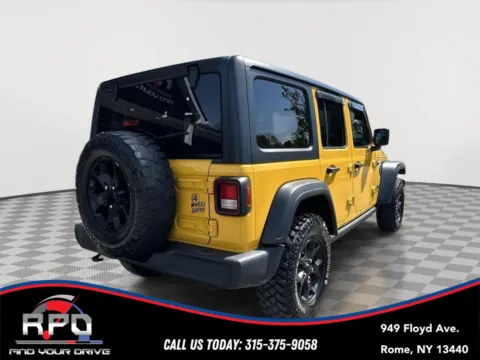 More photos of 2021 Jeep Wrangler Unlimited Willys at Rome Preowned Auto Sales, NY