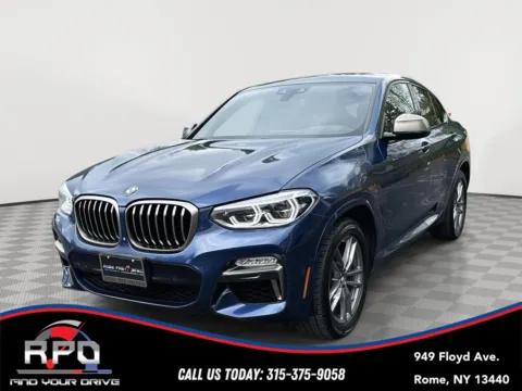 Blue 2019 BMW X4 M40i for sale in Rome, NY