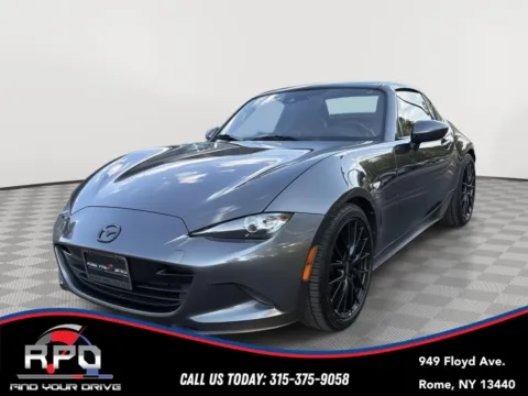 Gray 2019 Mazda MX-5 Miata RF Grand Touring for sale in Rome, NY