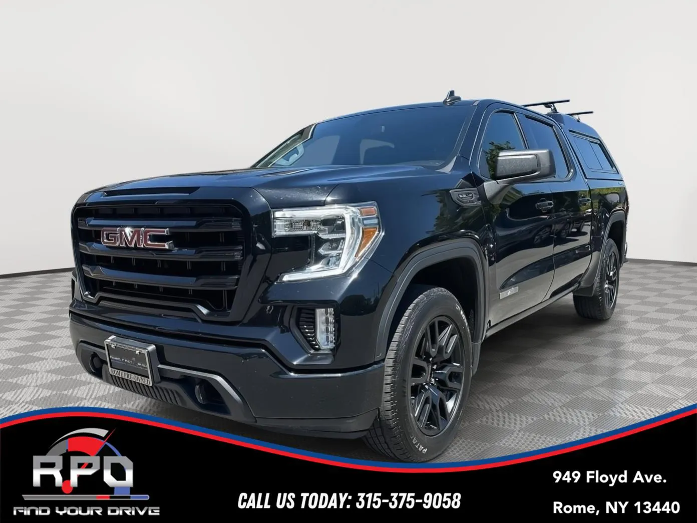 Black 2021 GMC Sierra 1500 Elevation for sale in Rome, NY