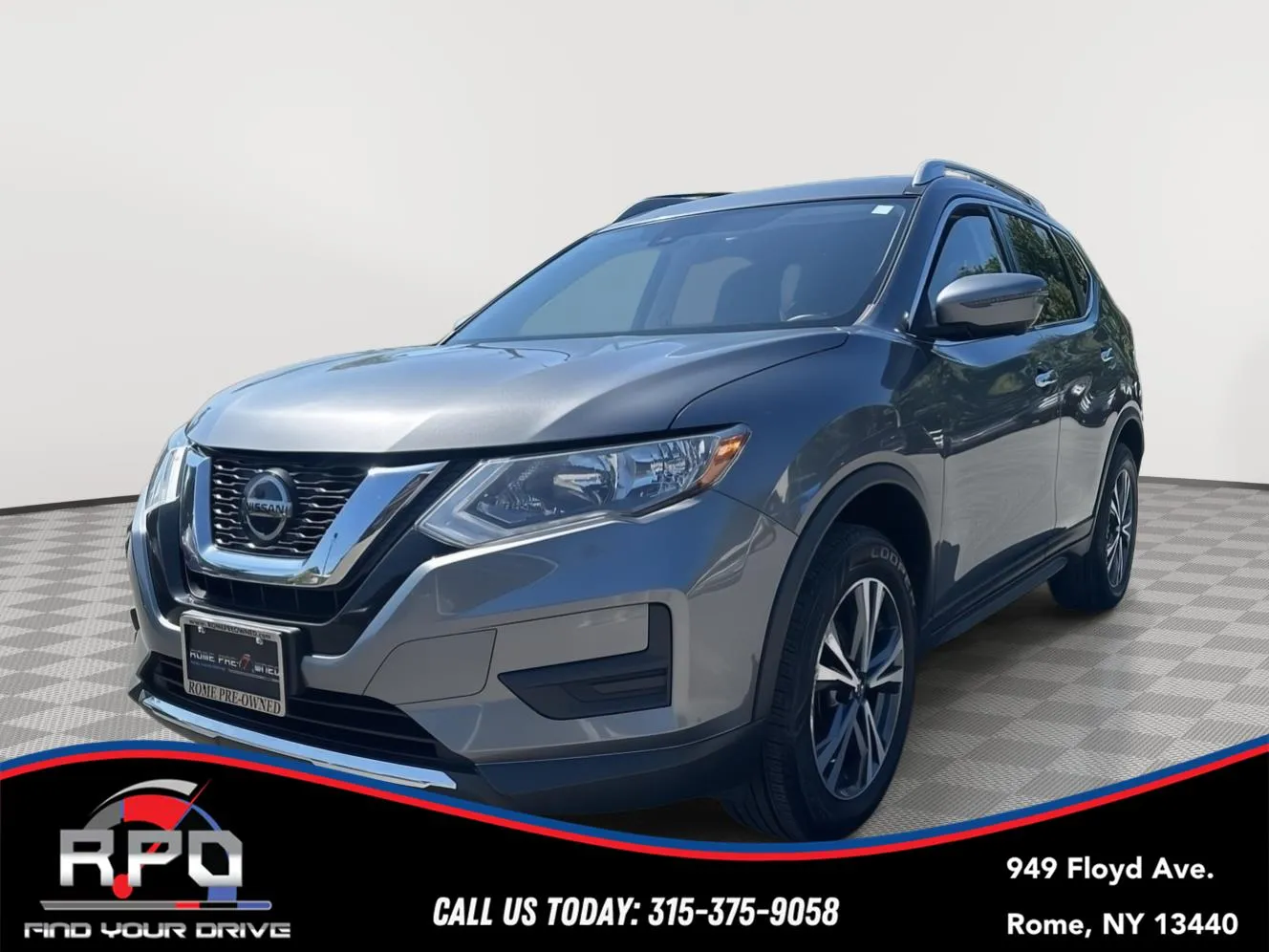 Gray 2019 Nissan Rogue SV for sale in Rome, NY