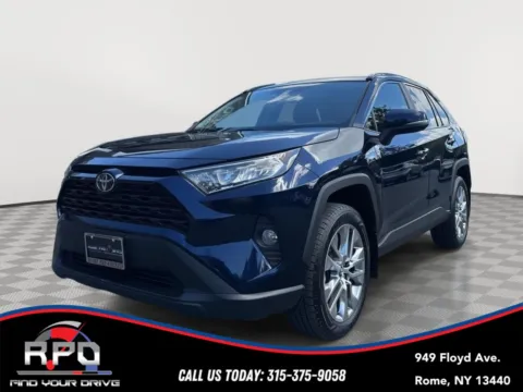 Blue 2020 Toyota RAV4 XLE Premium for sale in Rome, NY