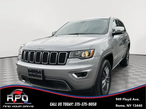 Silver 2017 Jeep Grand Cherokee Limited for sale in Rome, NY
