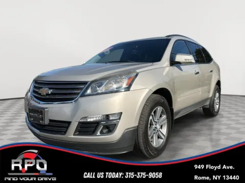 Silver 2017 Chevrolet Traverse LT for sale in Rome, NY