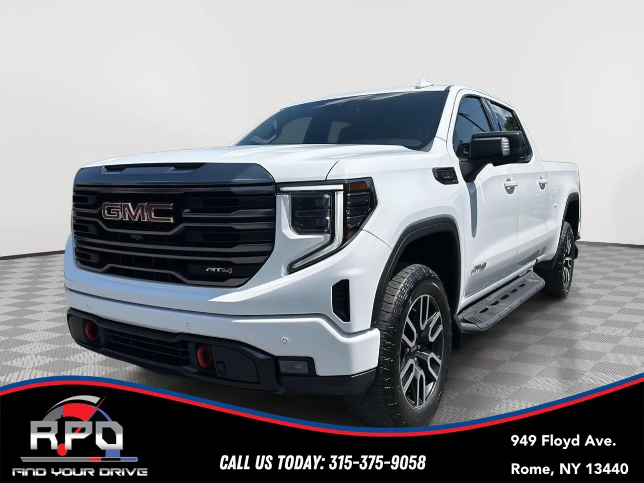White 2024 GMC Sierra 1500 AT4 for sale in Rome, NY