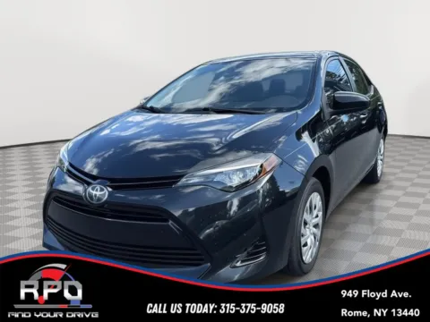 Black 2017 Toyota Corolla LE for sale in Rome, NY