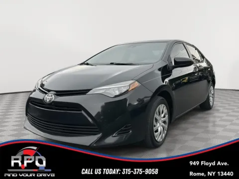 Black 2017 Toyota Corolla LE for sale in Rome, NY