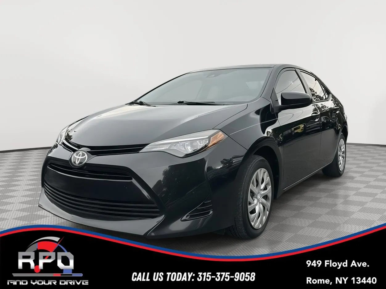 Black 2017 Toyota Corolla LE for sale in Rome, NY