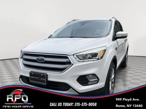 White 2017 FORD ESCAPE TITANIUM 4WD for sale in Rome, NY