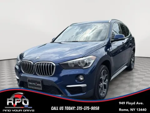Blue 2018 BMW X1 xDrive28i for sale in Rome, NY