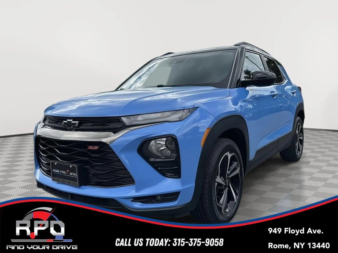 Blue 2023 Chevrolet Trailblazer RS for sale in Rome, NY
