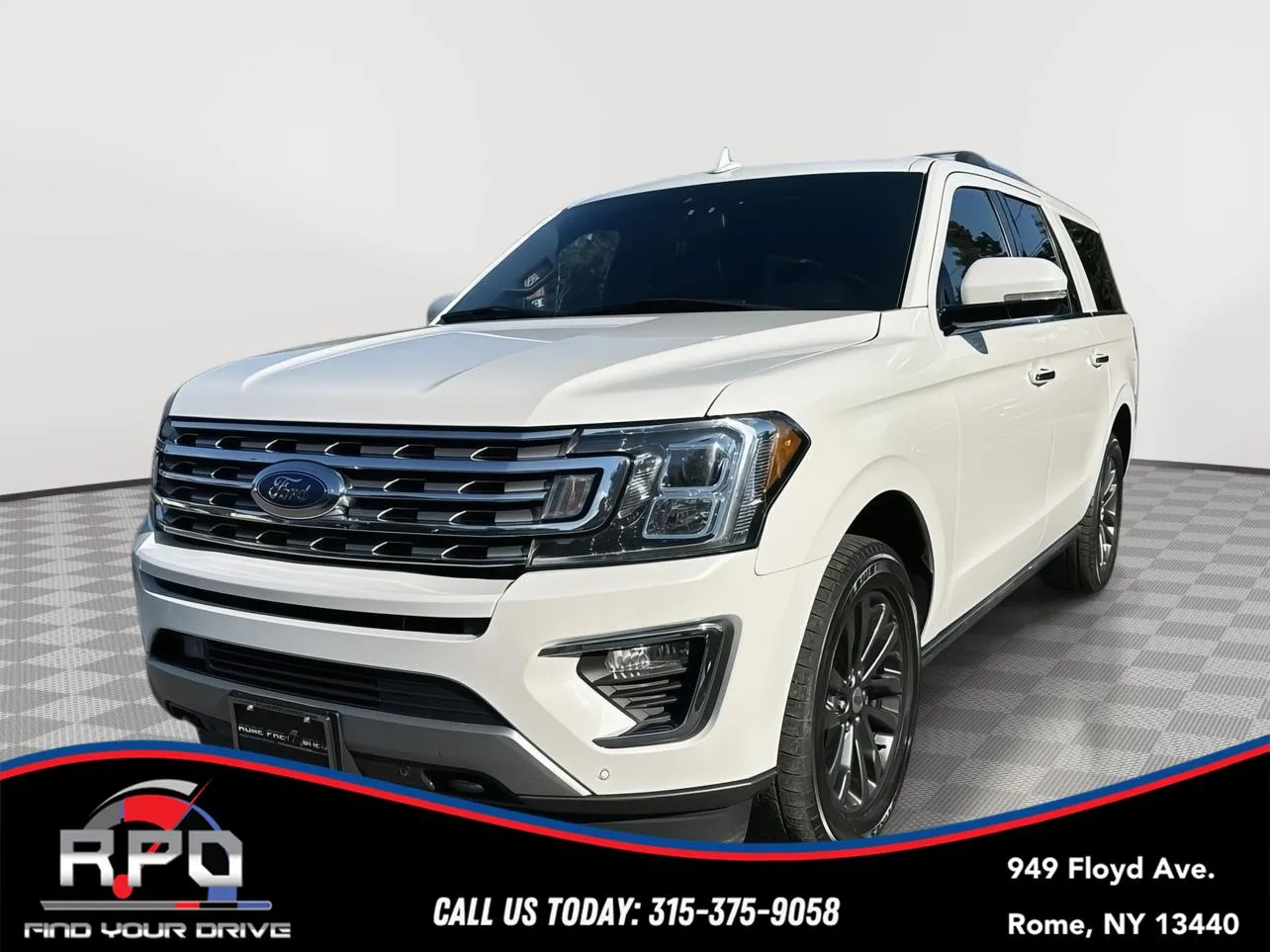 White 2021 Ford Expedition Max Limited for sale in Rome, NY
