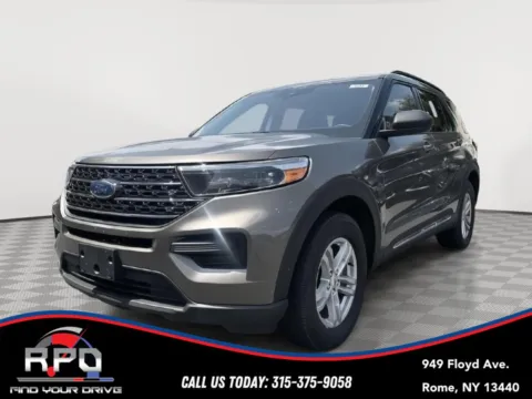 Gray 2021 Ford Explorer XLT for sale in Rome, NY