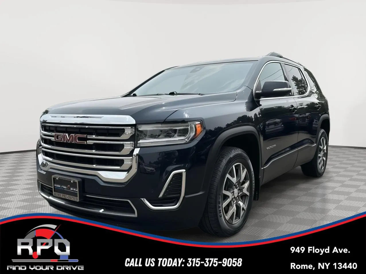 Blue 2021 GMC Acadia SLE for sale in Rome, NY