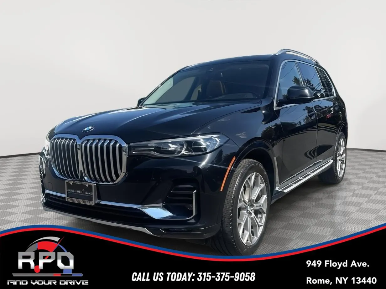 Black 2020 BMW X7 xDrive40i for sale in Rome, NY