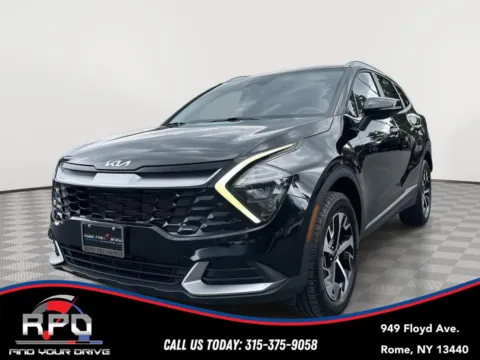 Black 2023 Kia Sportage EX for sale in Rome, NY