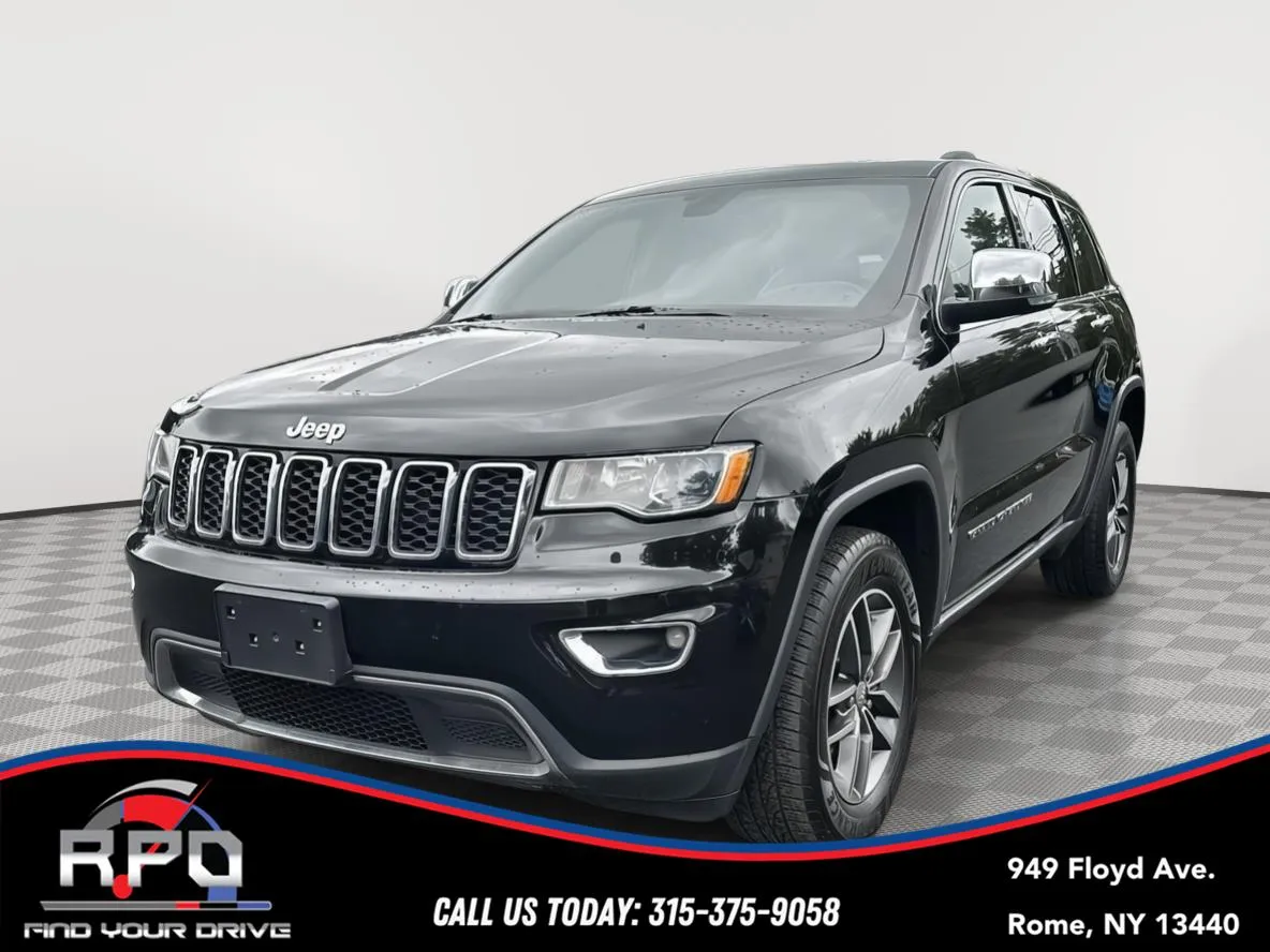Black 2018 Jeep Grand Cherokee Limited for sale in Rome, NY