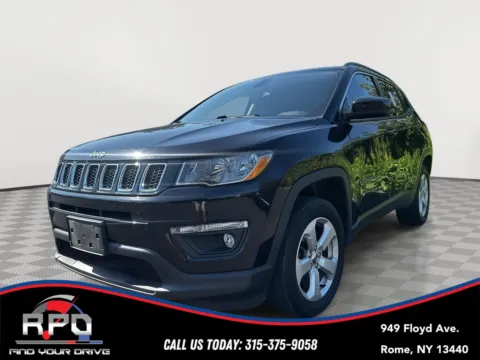 Black 2019 Jeep Compass Latitude for sale in Rome, NY