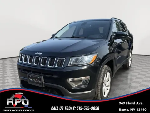 Black 2019 Jeep Compass Latitude for sale in Rome, NY