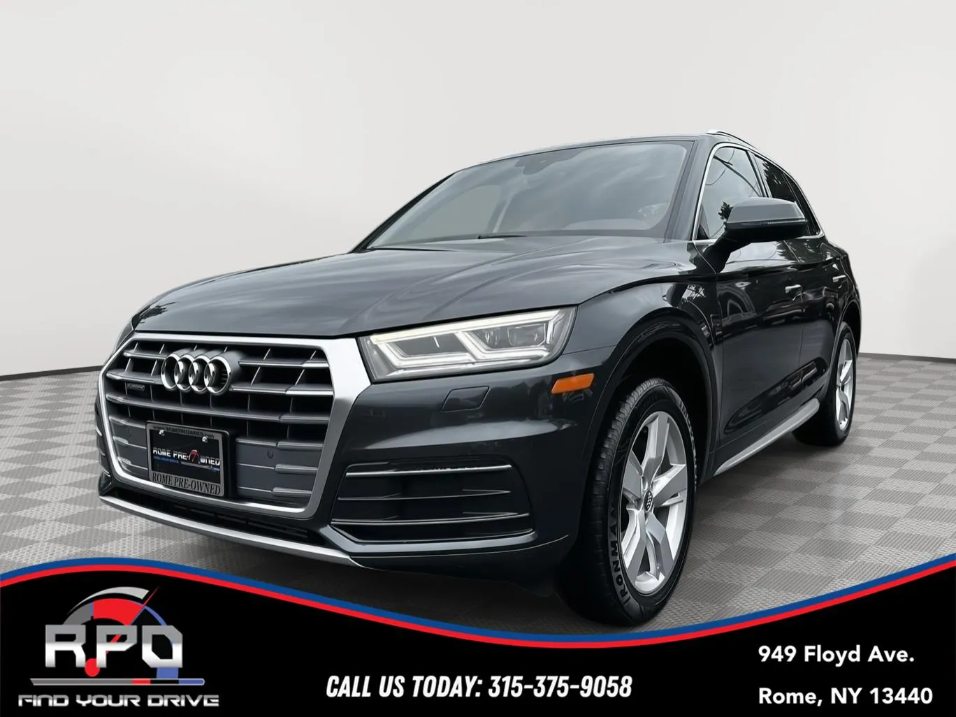 Gray 2019 Audi Q5 Premium Plus for sale in Rome, NY