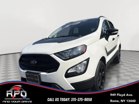 White 2021 Ford EcoSport SES for sale in Rome, NY