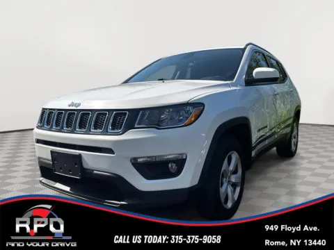 White 2019 Jeep Compass Latitude for sale in Rome, NY